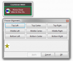 Countdown alignment interface